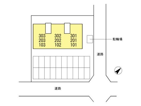 サンハイツⅡ番館の物件外観写真